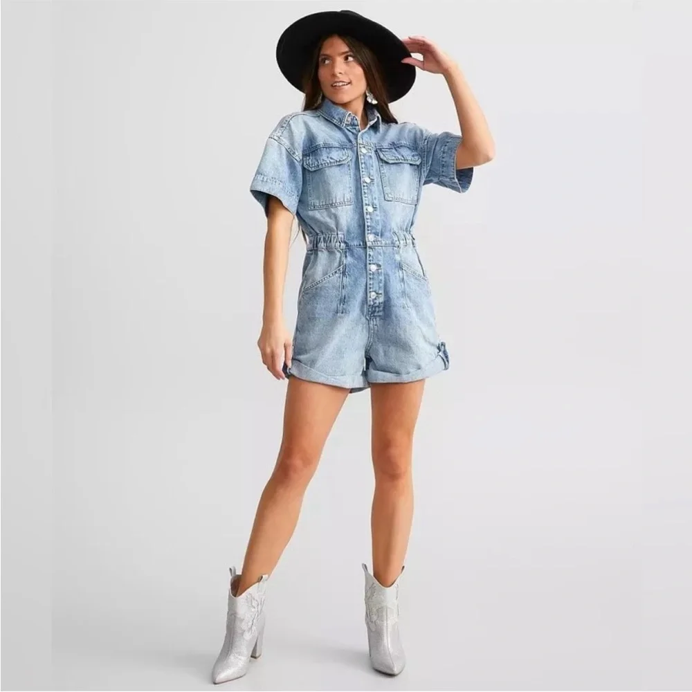 Free People Marci Denim Overall